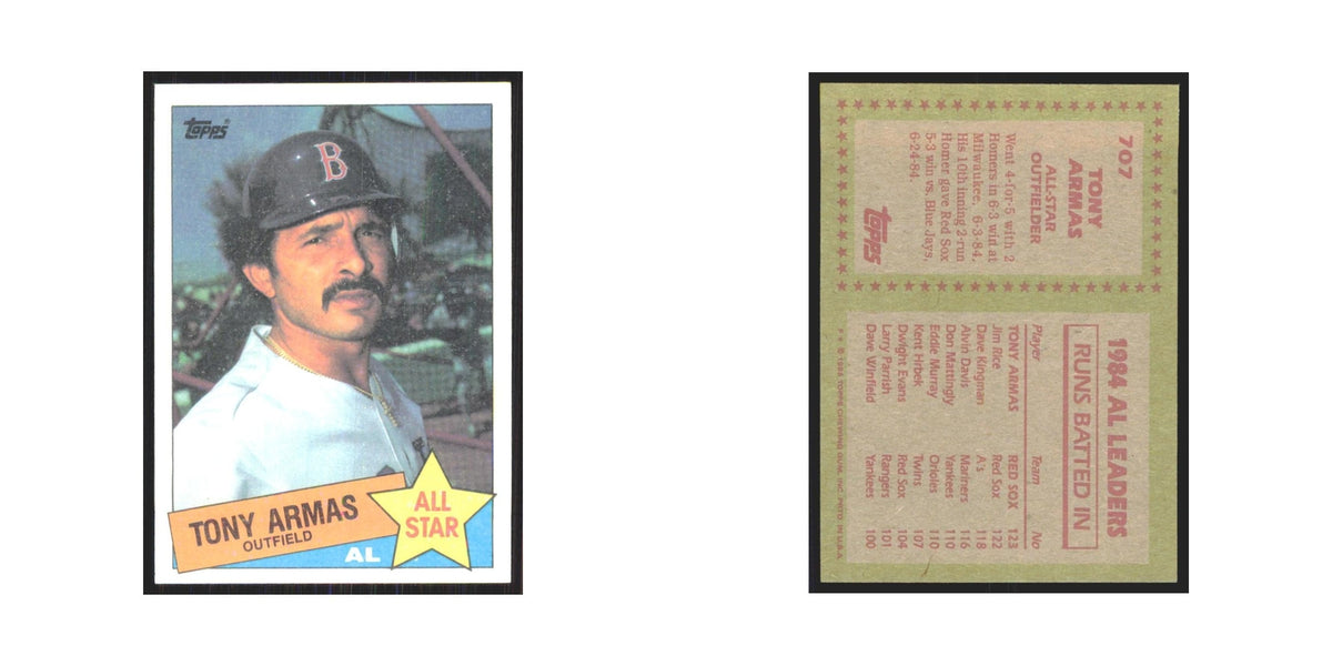 1985 Topps Tony Armas Red Sox #707