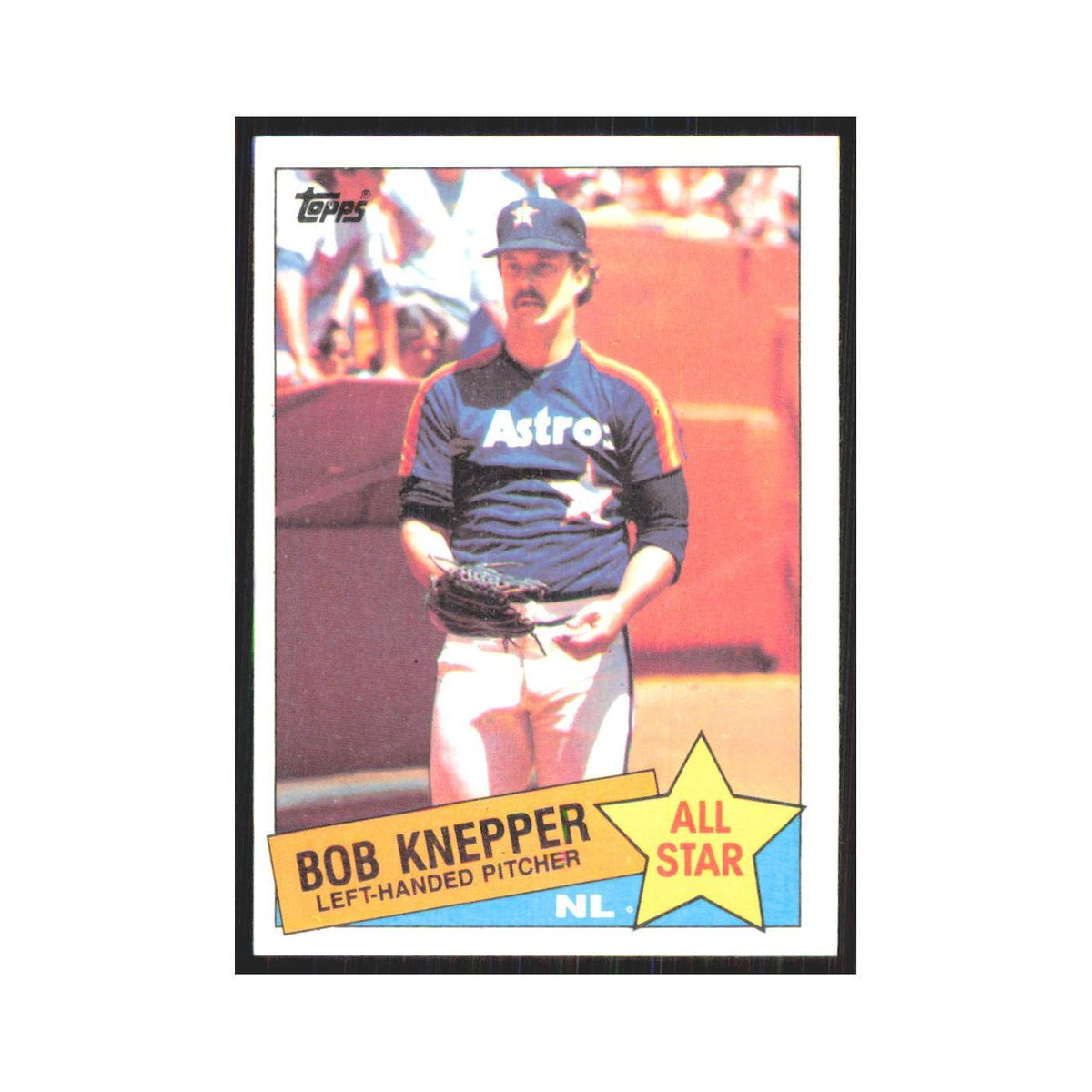 1985 Topps Bob Knepper Astros #721