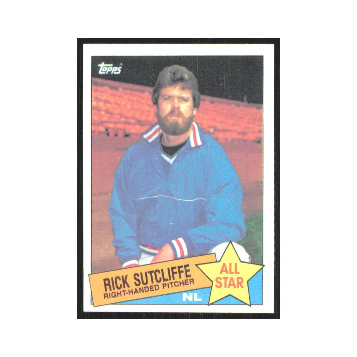 1985 Topps Rick Sutcliffe Cubs #720