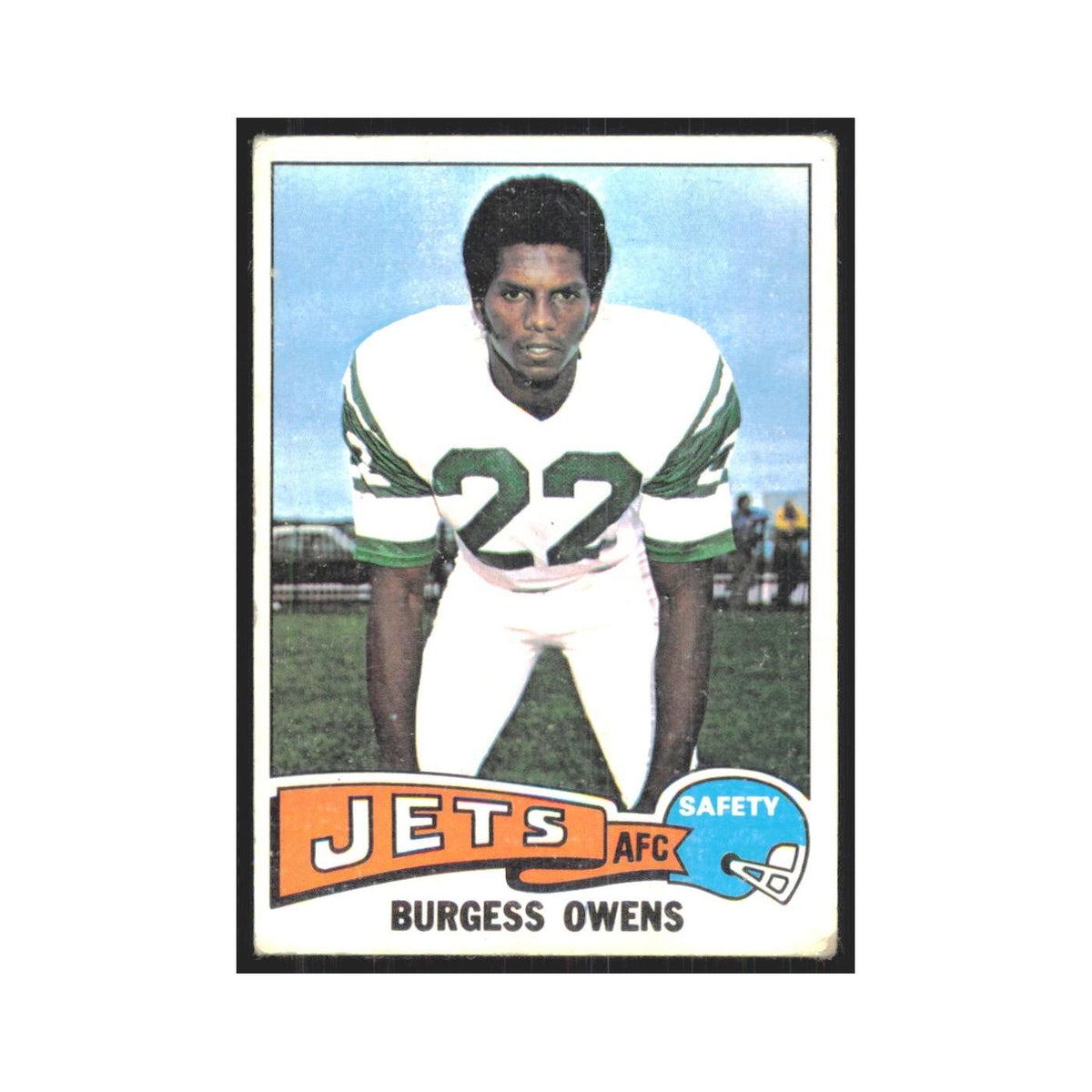 1975 Topps Burgess Owens Jets #424.0