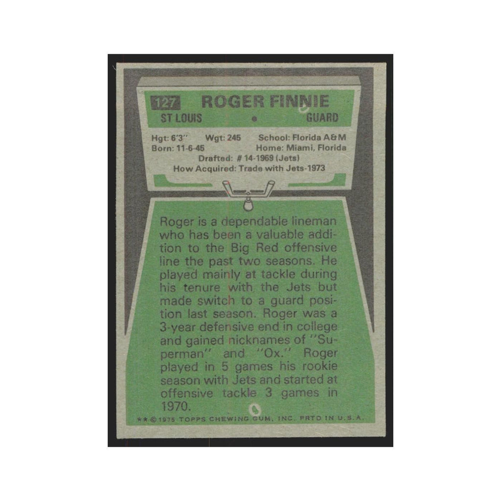 1975 Topps Roger Finnie Cardinals #127.0