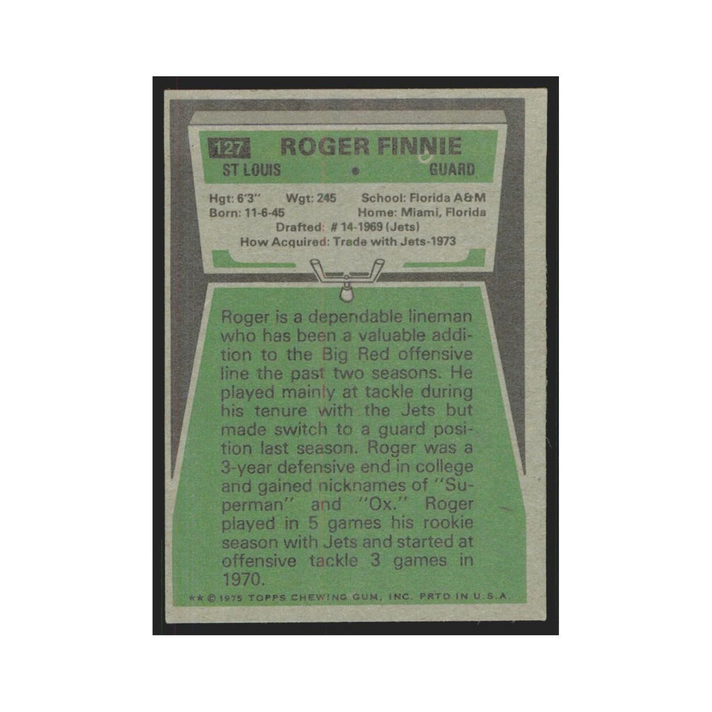 1975 Topps Roger Finnie Cardinals #127.0