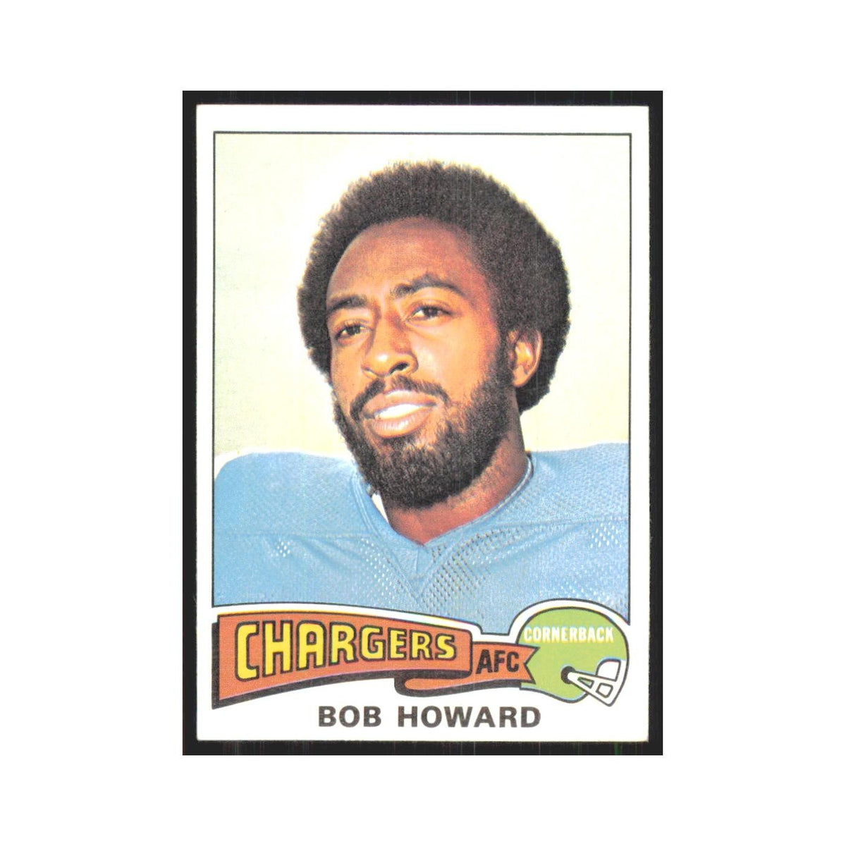 1975 Topps Bob Howard San Diego Chargers #37.0