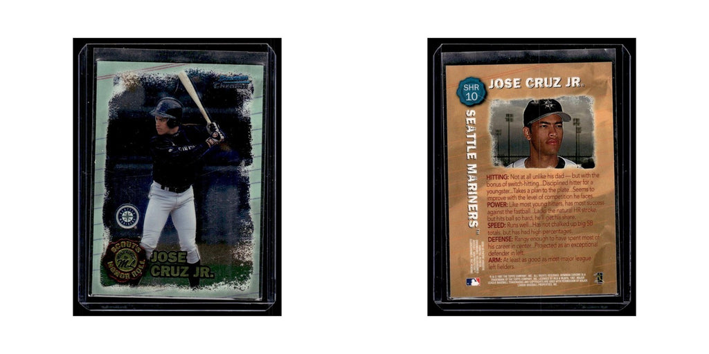 Jose Cruz Jr. 1997 Bowman Chrome #SHR10 Seattle Mariners Baseball Card NM
