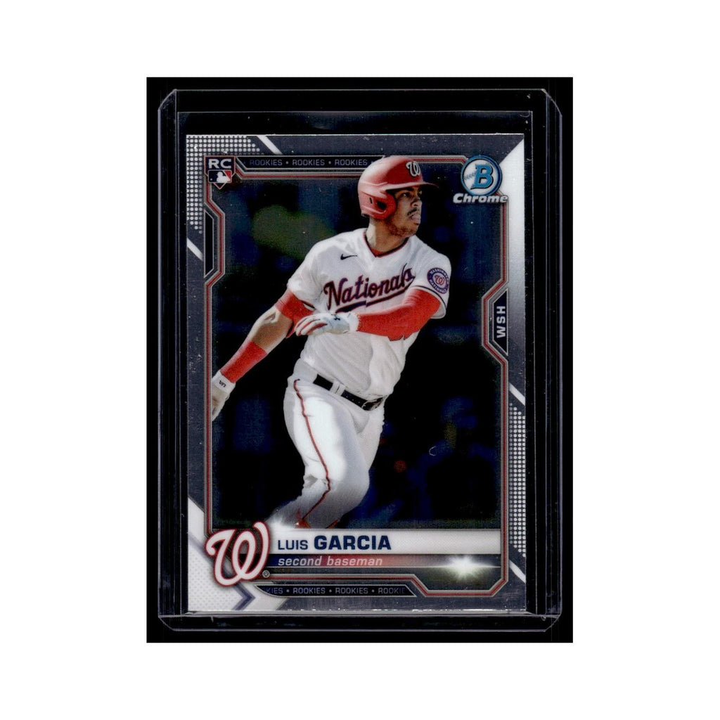 Luis Garcia Rookie 2021 Bowman Chrome #74 Washington Nationals Baseball Card NM