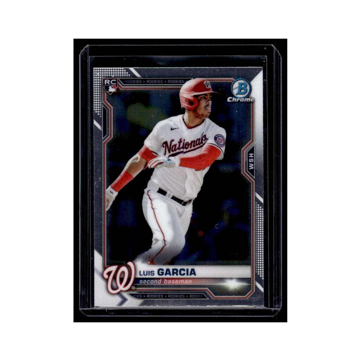 Luis Garcia Rookie 2021 Bowman Chrome #74 Washington Nationals Baseball Card NM