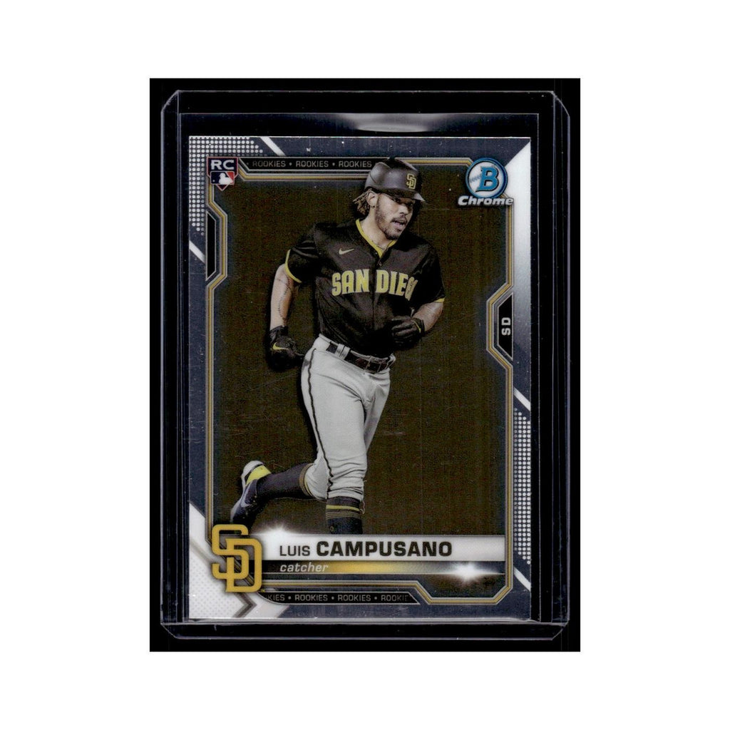 Luis Campusano Rookie 2021 Bowman Chrome #37 San Diego Padres Baseball Card NM
