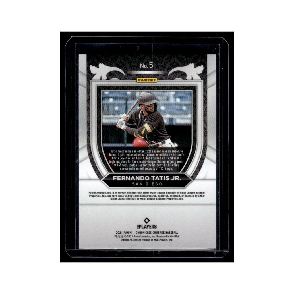 Fernando Tatis Jr. 2021 Panini Chronicles Crusade #5 San Diego Padres NM