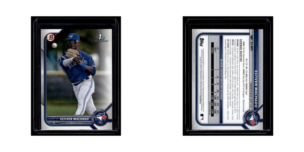 Estiven Machado 2022 Bowman Prospects #BP-12 Toronto Blue Jays Baseball Card NM