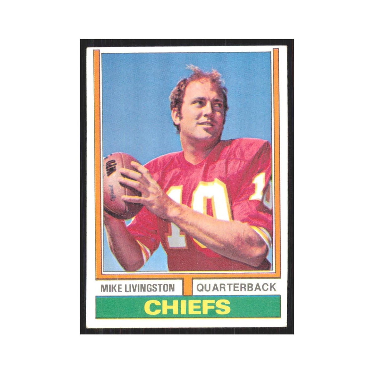 1974 Topps Mike Livingston Chiefs #459.0