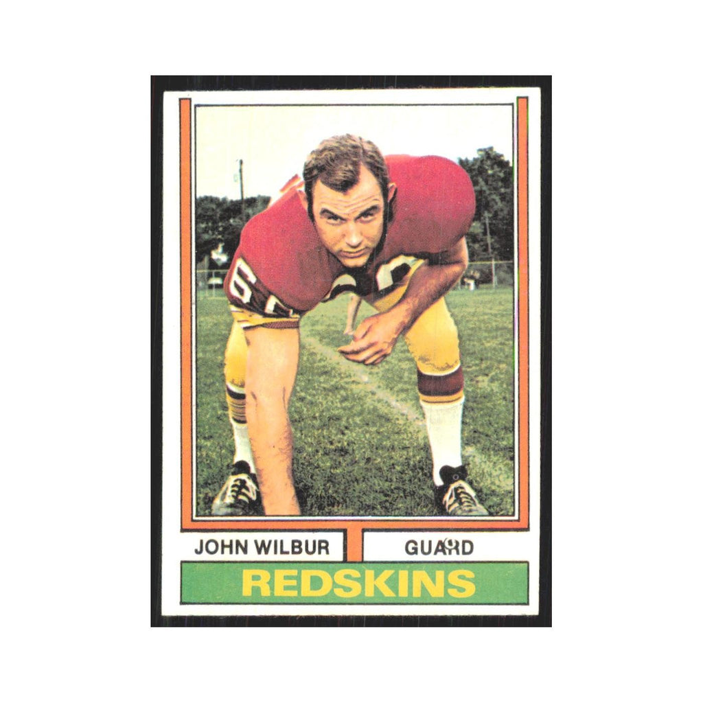 1974 Topps John Wilbur Redskins #398.0