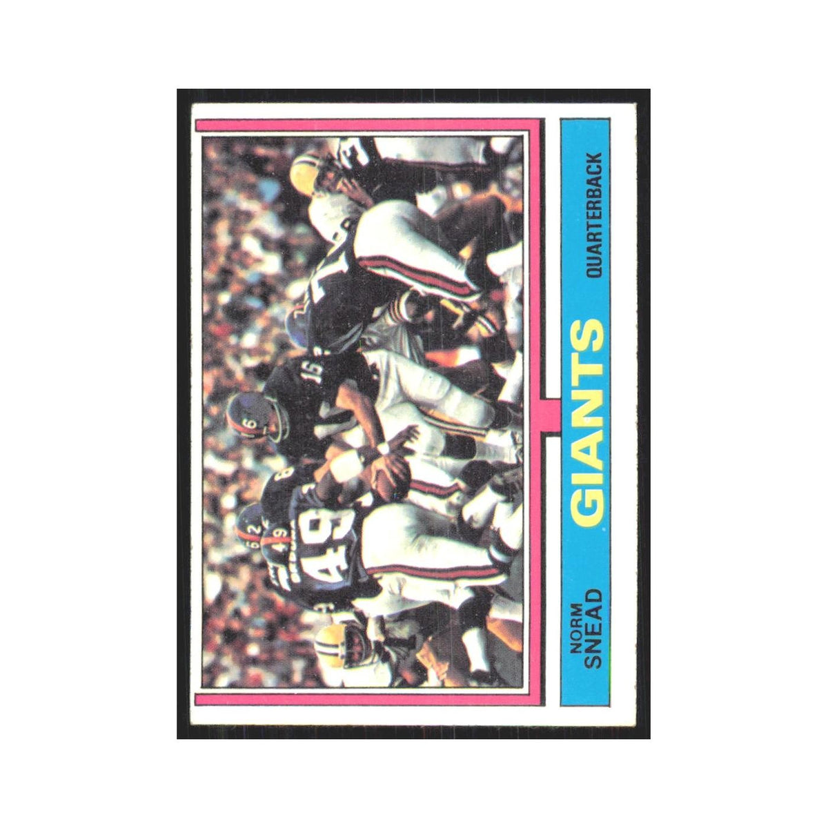 1974 Topps Norm Snead Giants #23.0