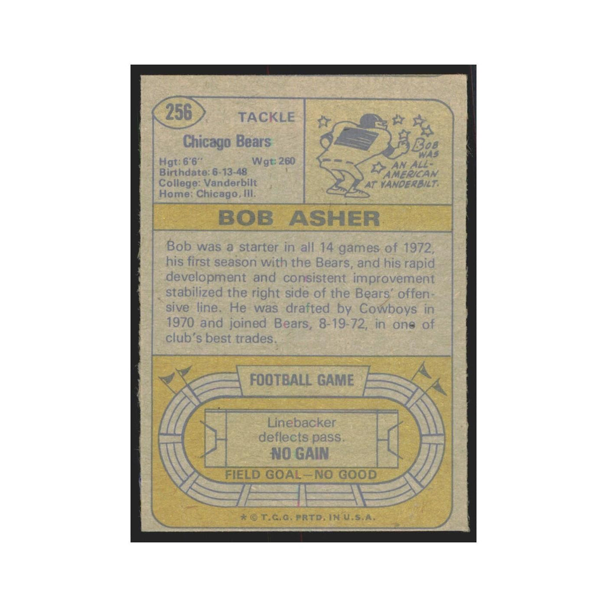 1974 Topps Bob Asher Bears #256.0