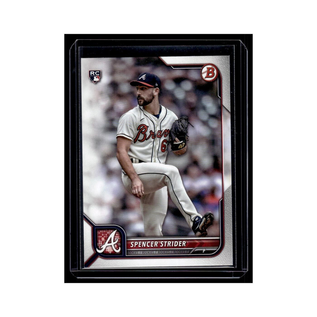 Spencer Strider Rookie 2022 Bowman #41 Atlanta Braves Baseball Card NM