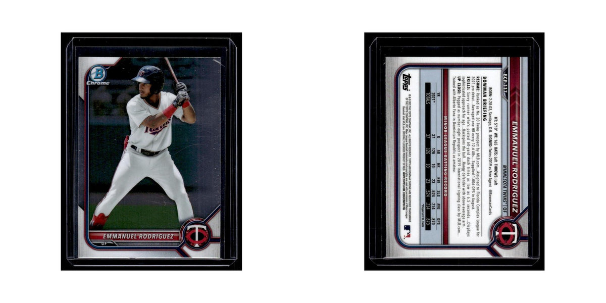 Emmanuel Rodriguez 2022 Bowman Chrome Prospects #BCP-117 Minnesota Twins NM