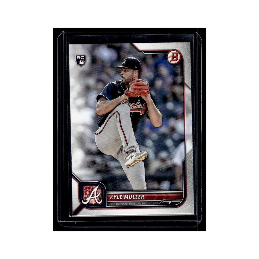 Kyle Muller Rookie 2022 Bowman #62 Atlanta Braves Baseball Card NM