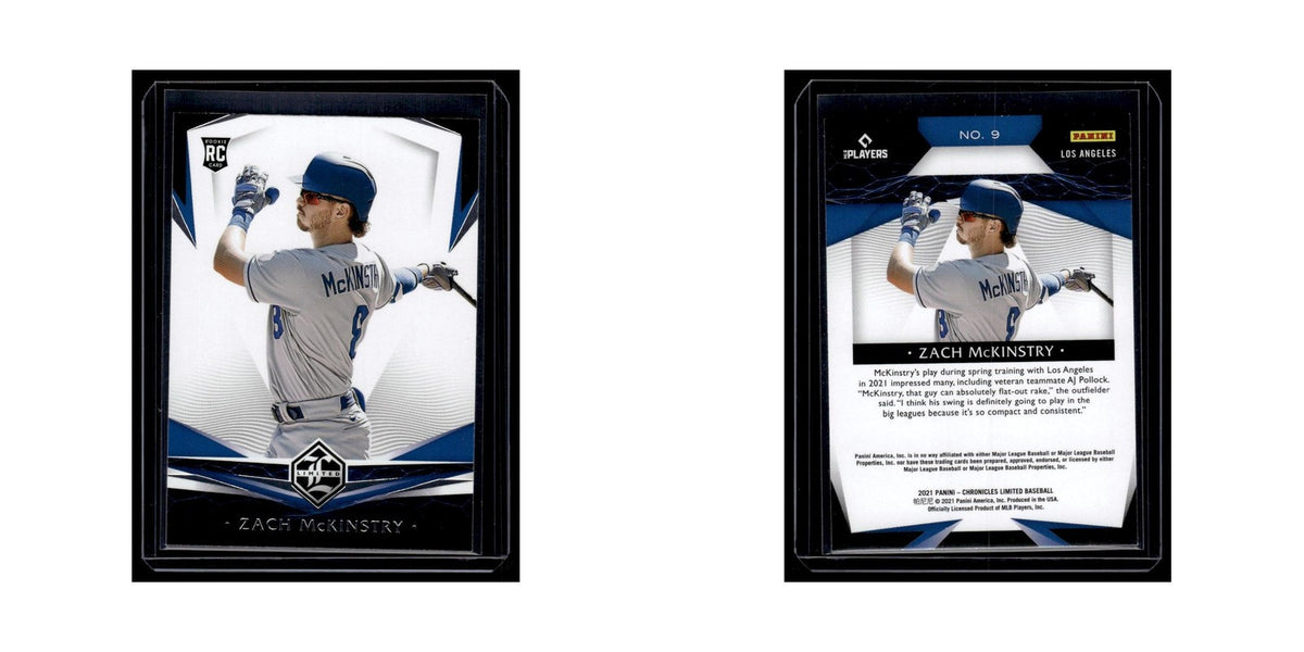 Zach McKinstry Rookie 2021 Panini Chronicles Limited #9 Los Angeles Dodgers NM