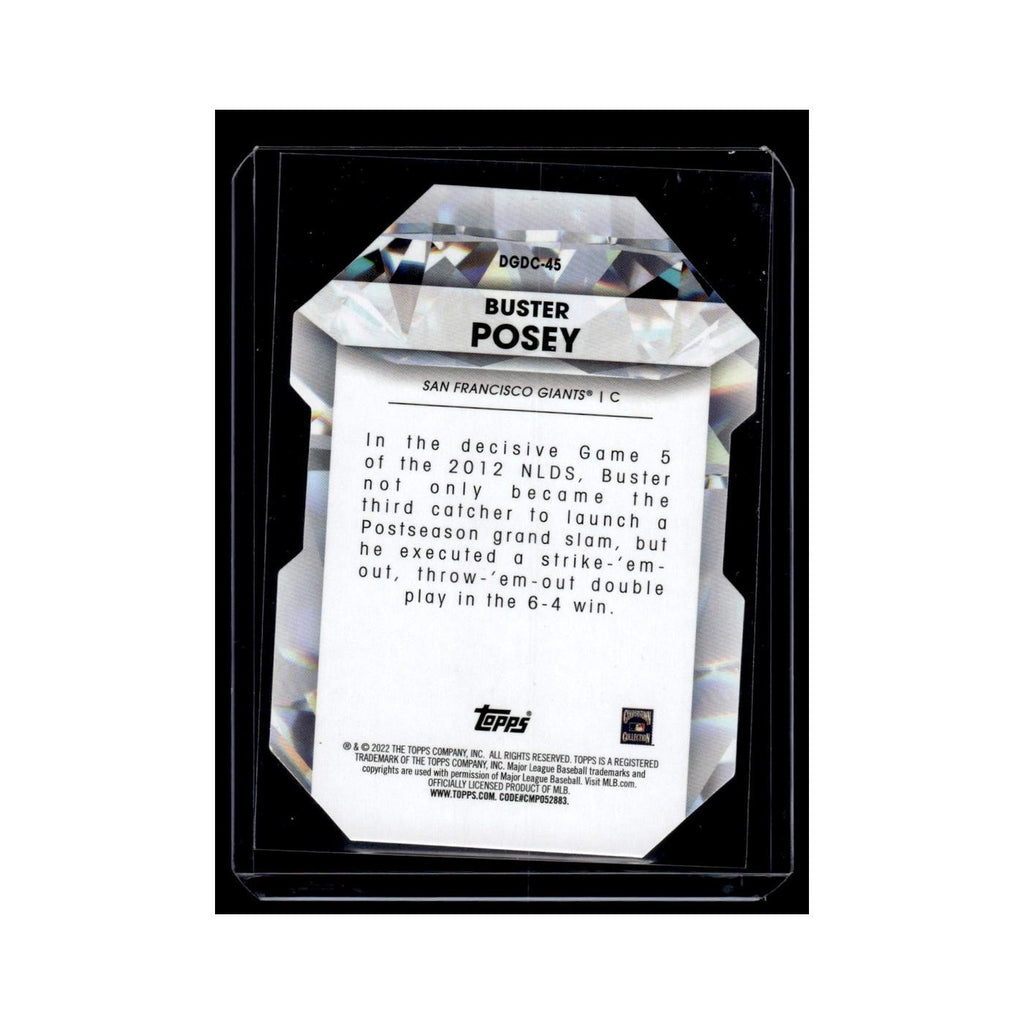 Buster Posey 2022 Topps Diamond Greats Die Cuts #DGDC-45 San Francisco Giants NM