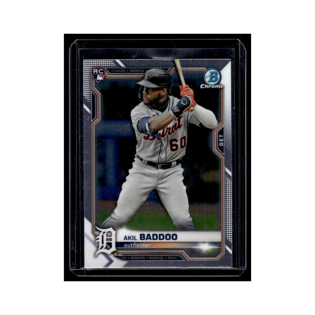Akil Baddoo Rookie 2021 Bowman Chrome #34 Detroit Tigers Baseball Card NM