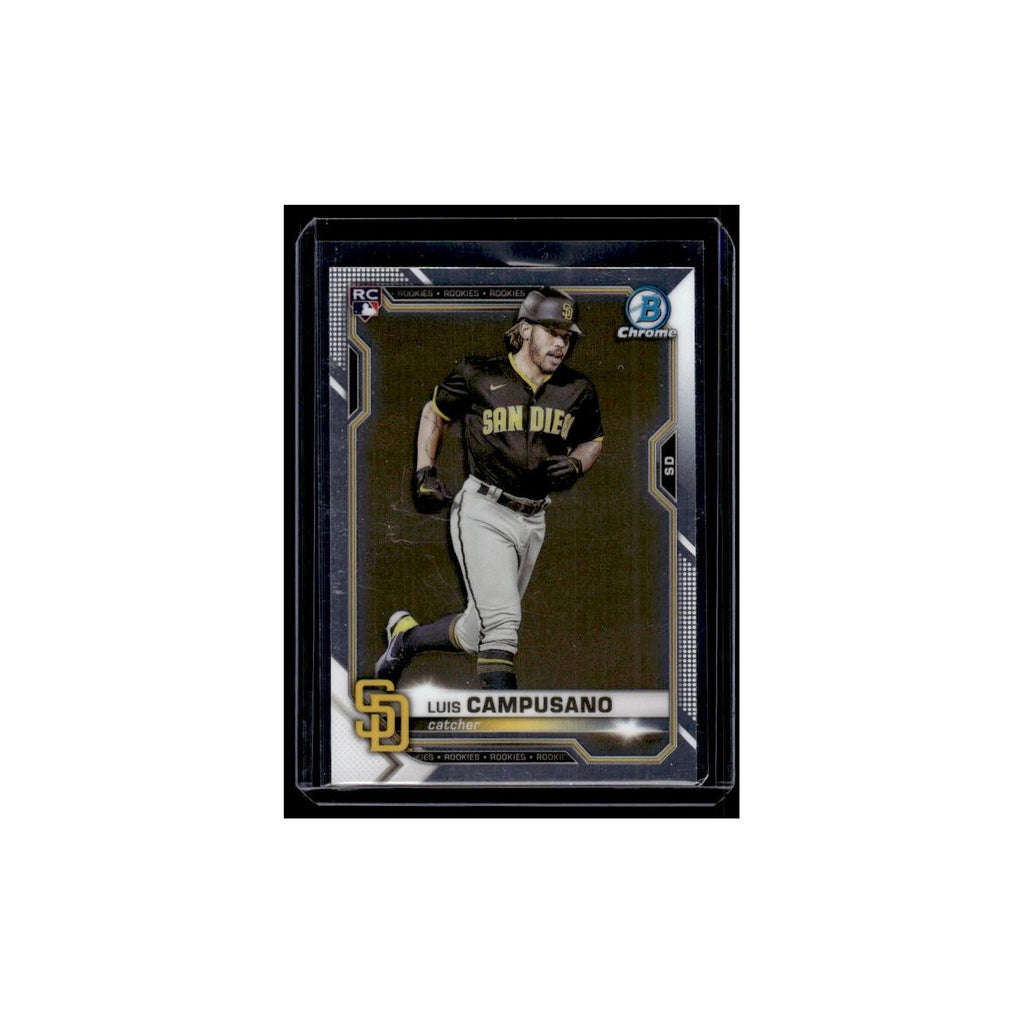 Luis Campusano Rookie 2021 Bowman Chrome #37 San Diego Padres Baseball Card NM