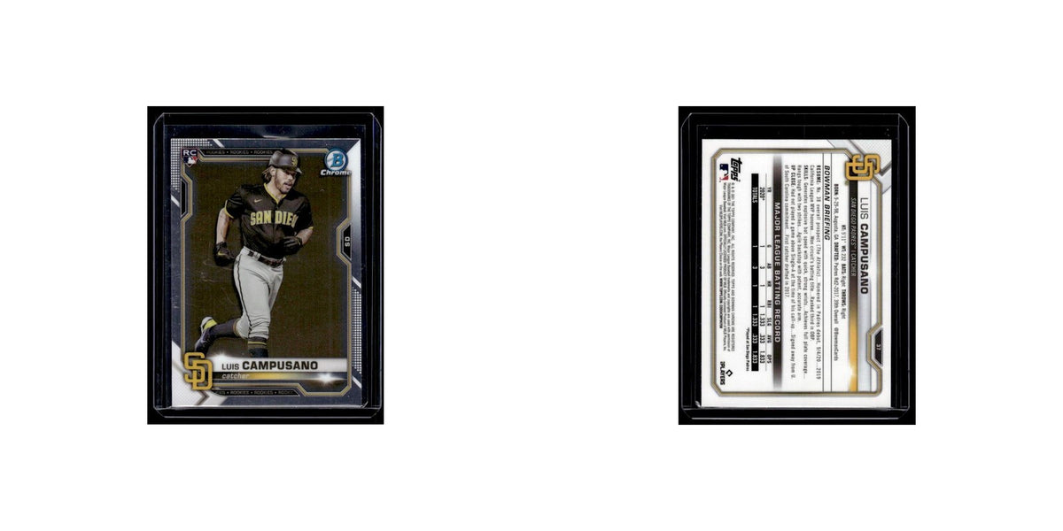 Luis Campusano Rookie 2021 Bowman Chrome #37 San Diego Padres Baseball Card NM