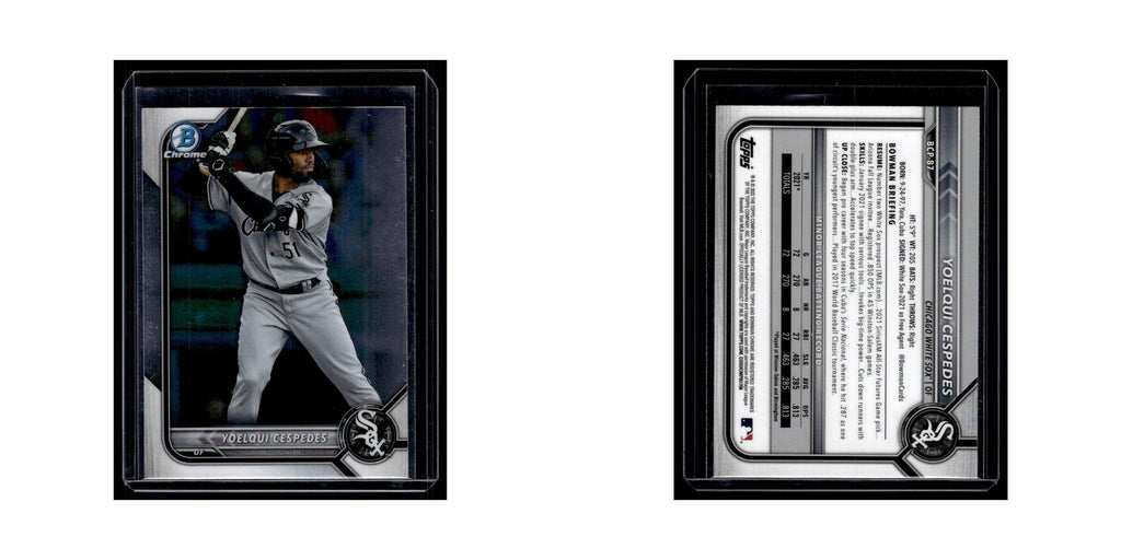 Yoelqui Cespedes 2022 Bowman Chrome Prospects #BCP-87 Chicago White Sox NM