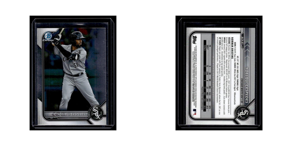 Yoelqui Cespedes 2022 Bowman Chrome Prospects #BCP-87 Chicago White Sox NM