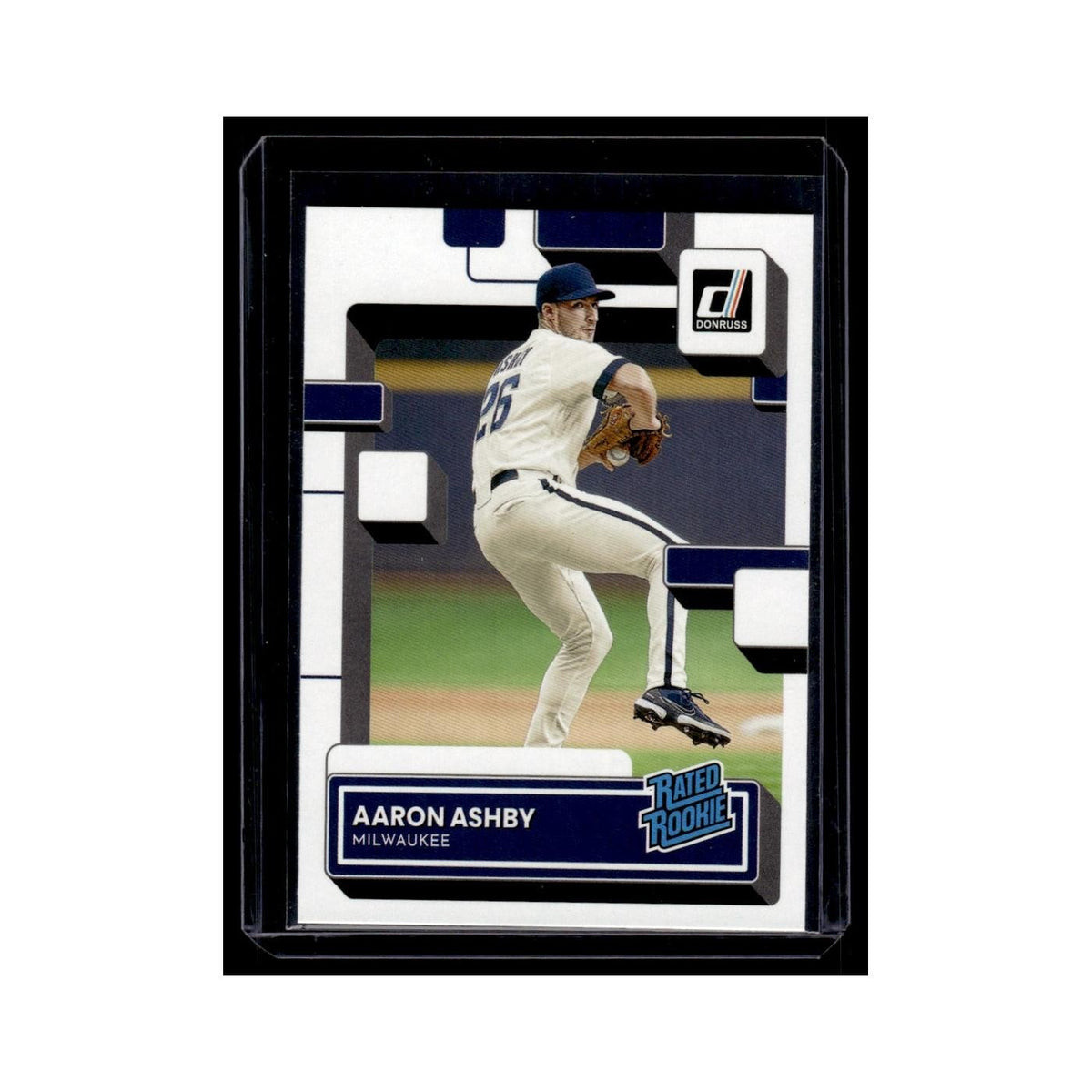 Aaron Ashby 2022 Donruss Rated Rookie #36 Milwaukee Brewers Baseball Card NM