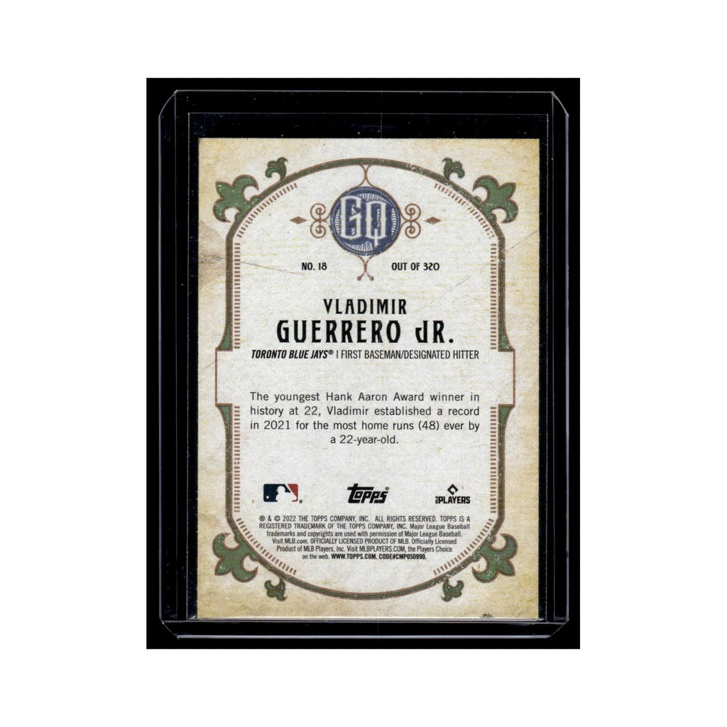 Vladimir Guerrero Jr. 2022 Topps Gypsy Queen #18 Toronto Blue Jays NM