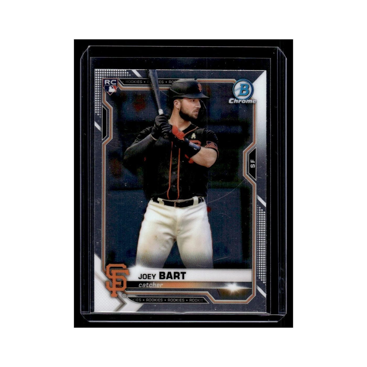 Joey Bart Rookie 2021 Bowman Chrome #23 San Francisco Giants Baseball Card NM