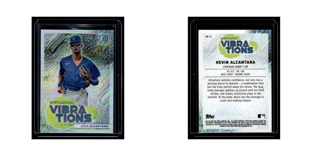 Kevin Alcantara 2022 Bowman Chrome Virtuosic Vibrations #VV-11 Chicago Cubs NM