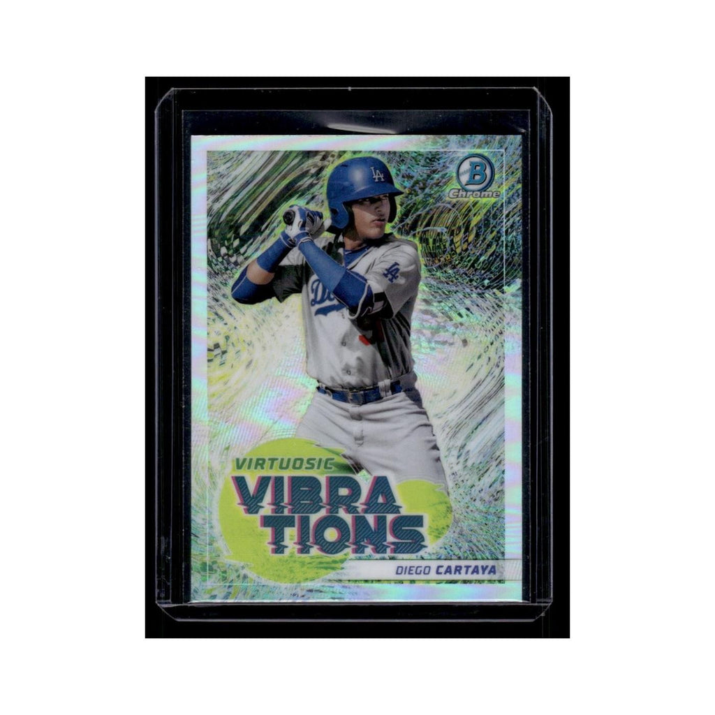 Diego Cartaya 2022 Bowman Chrome Virtuosic Vibrations #VV-20 Dodgers NM