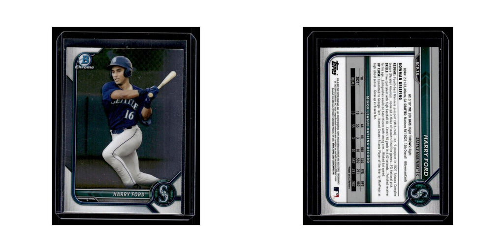 Harry Ford 2022 Bowman Chrome Prospects #BCP-78 Seattle Mariners NM