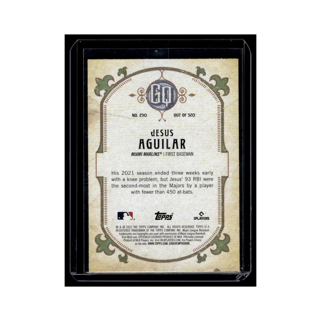 Jesus Aguilar 2022 Topps Gypsy Queen #290 Miami Marlins Baseball Card NM