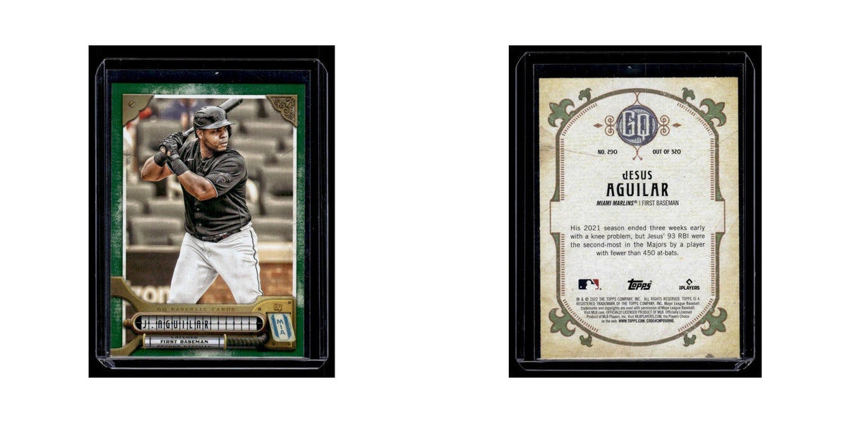 Jesus Aguilar 2022 Topps Gypsy Queen #290 Miami Marlins Baseball Card NM