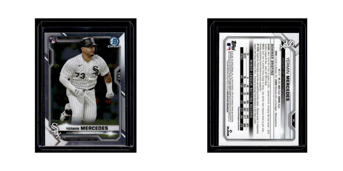 Yermin Mercedes Rookie 2021 Bowman Chrome #88 Chicago White Sox Baseball Card NM