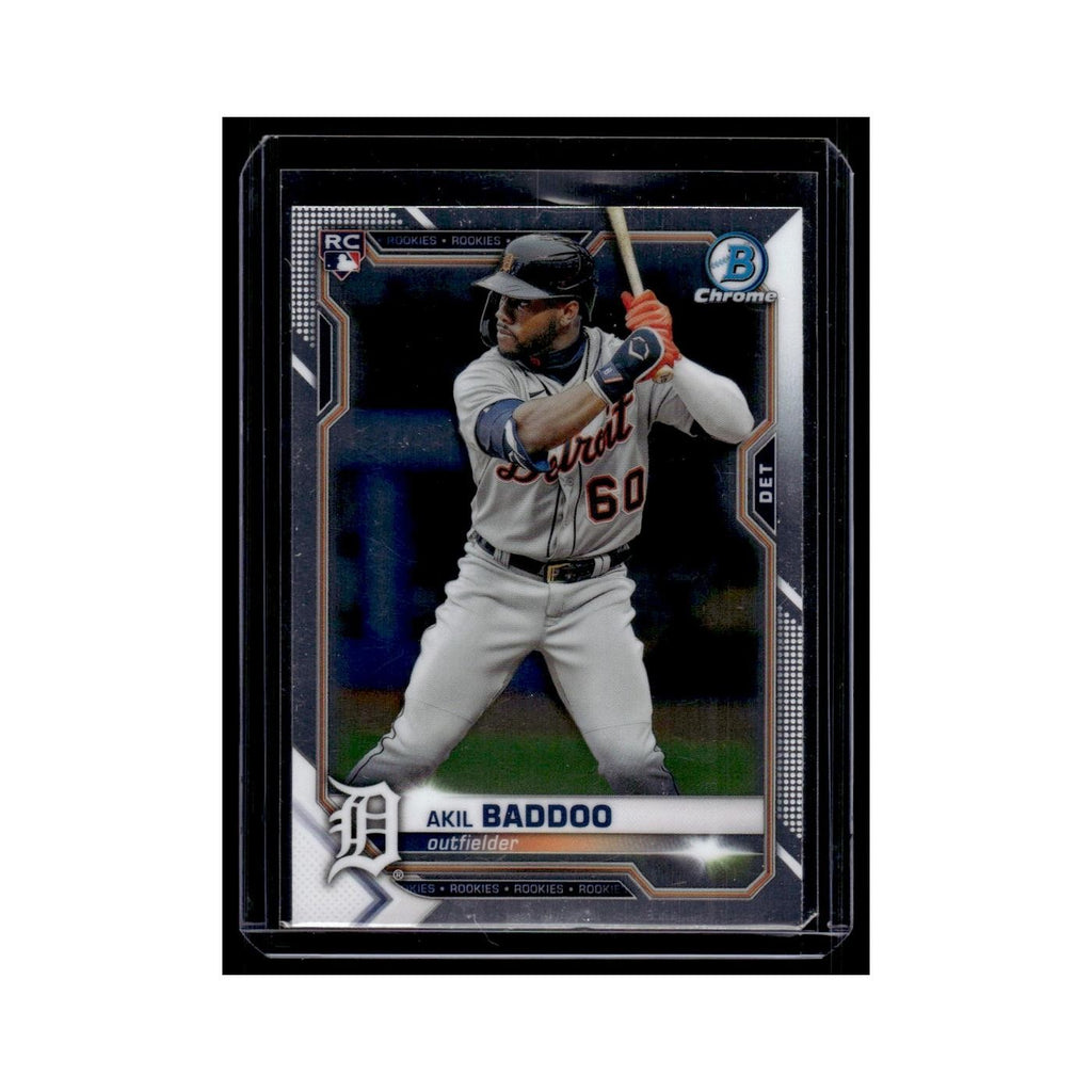 Akil Baddoo Rookie 2021 Bowman Chrome #34 Detroit Tigers Baseball Card NM