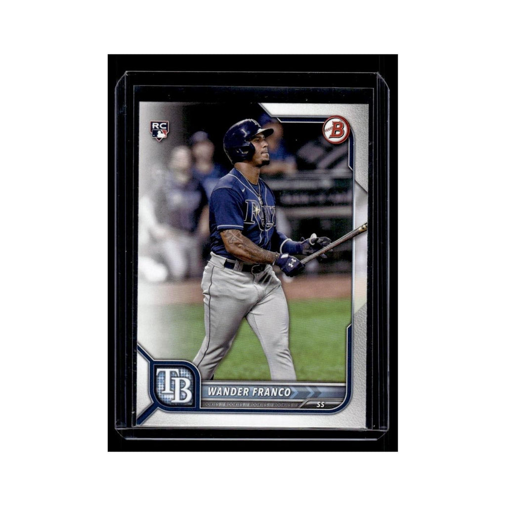 Wander Franco Rookie 2022 Bowman #12 Tampa Bay Rays Baseball Card NM