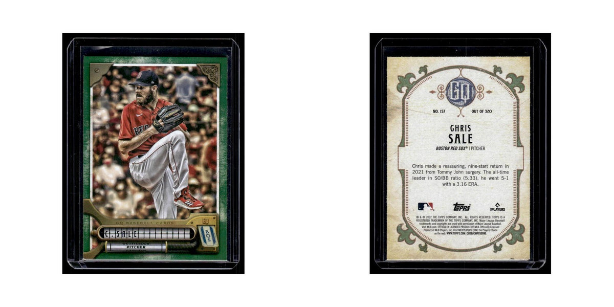 Chris Sale 2022 Topps Gypsy Queen #157 Boston Red Sox Baseball Card NM