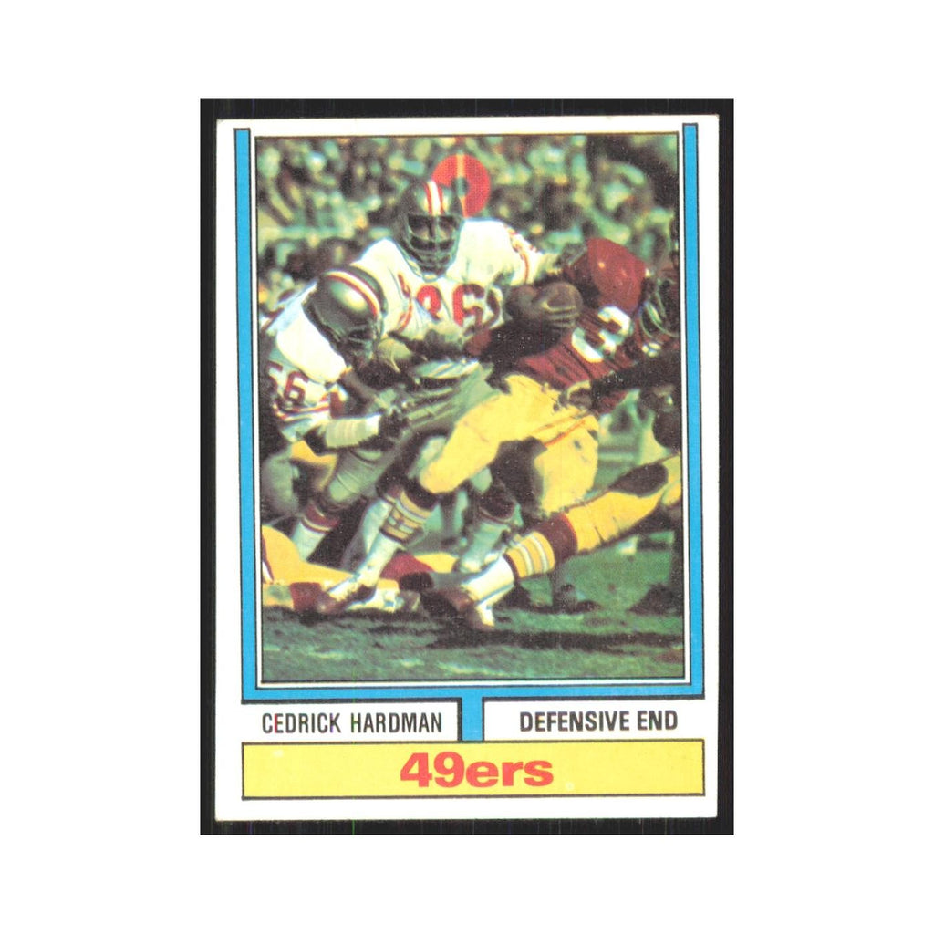 1974 Topps Cedrick Hardman 49ers #165.0