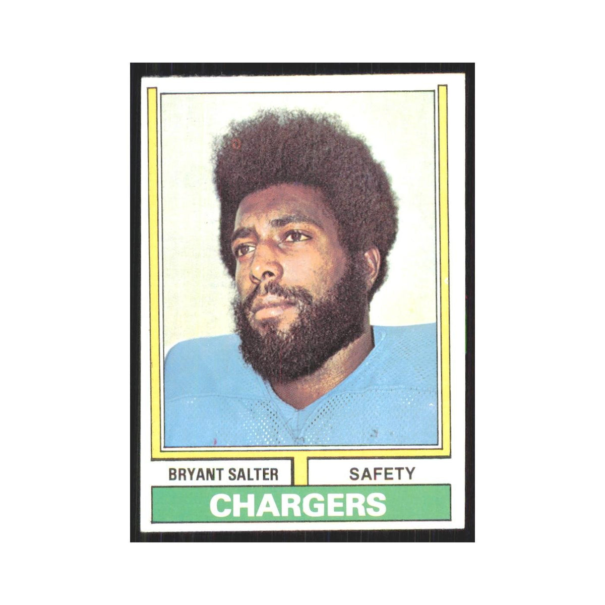 1974 Topps Bryant Salter San Diego Chargers #338.0