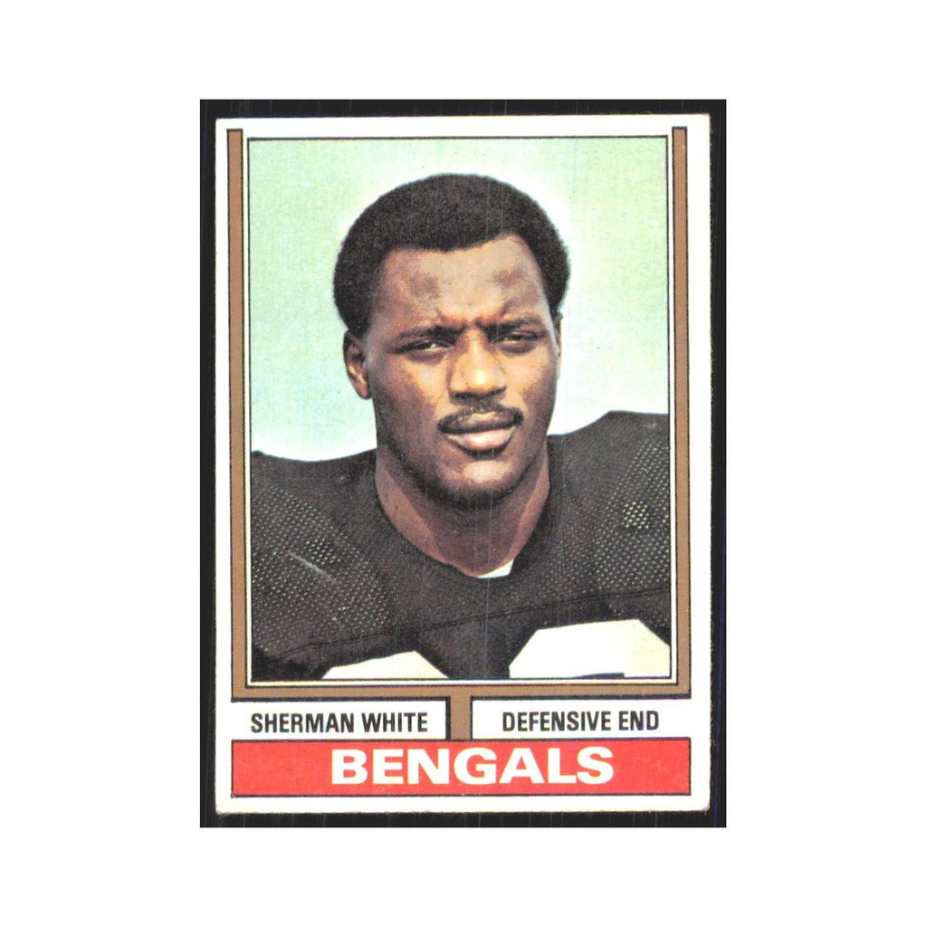 1974 Topps Sherman White Bengals #184.0