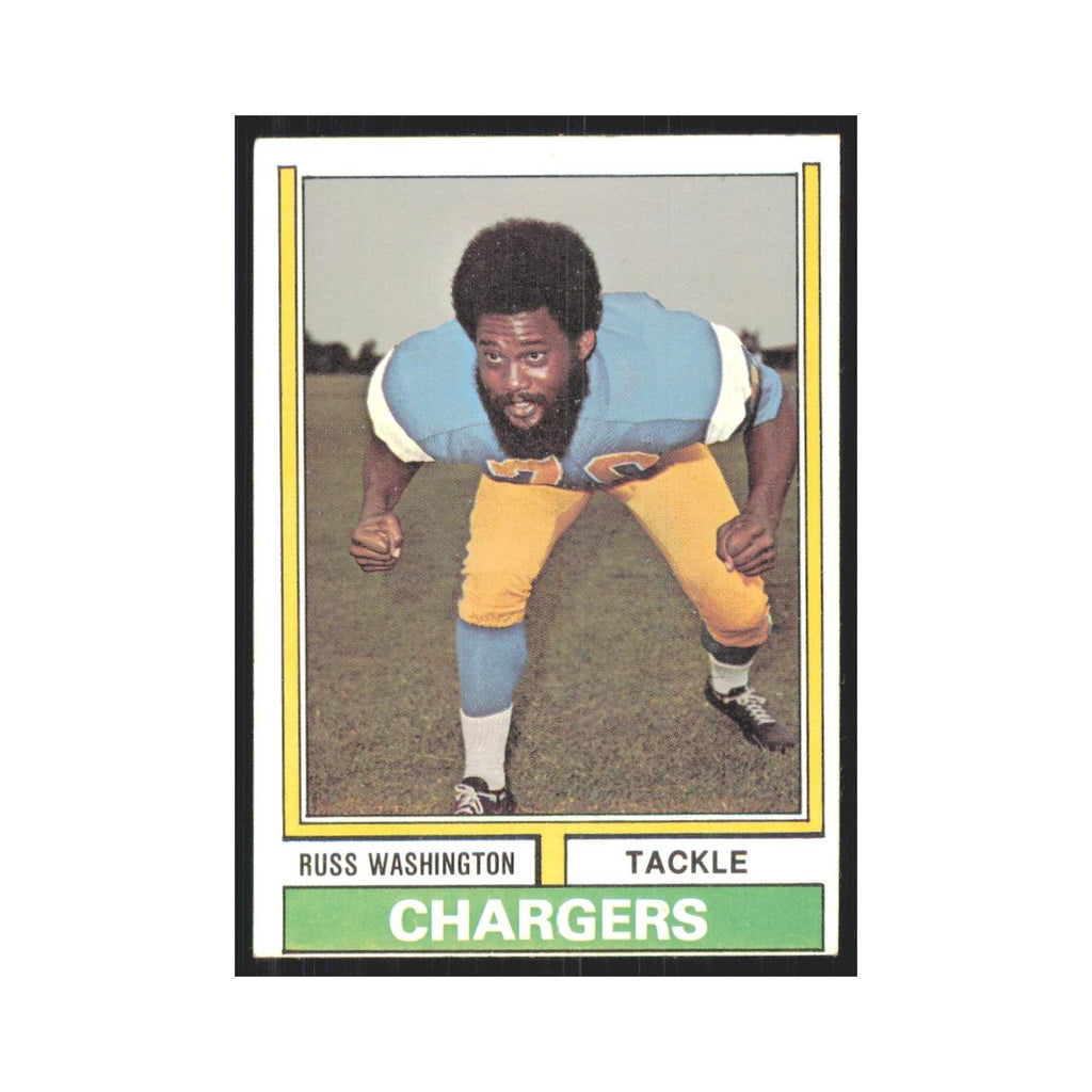 1974 Topps Russ Washington San Diego Chargers #416.0