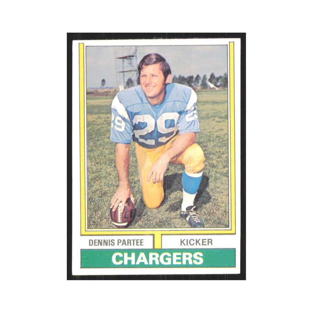 1974 Topps Dennis Partee San Diego Chargers #503.0