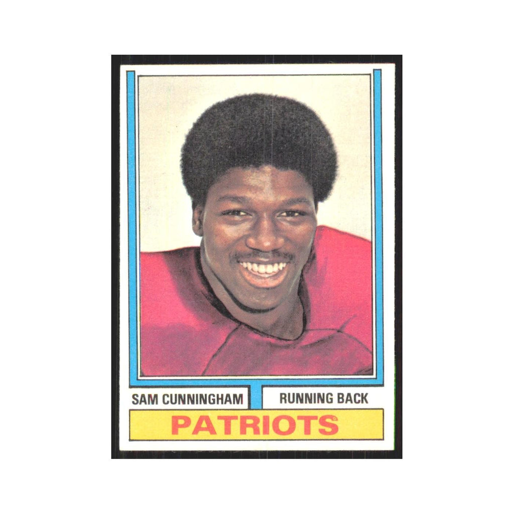 1974 Topps Sam Cunningham Patriots #502.0