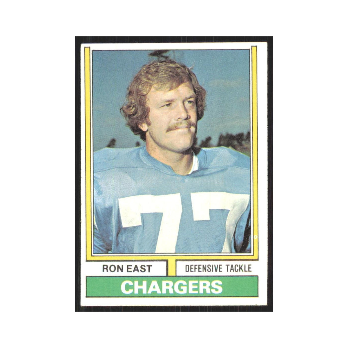 1974 Topps Ron East San Diego Chargers #72.0