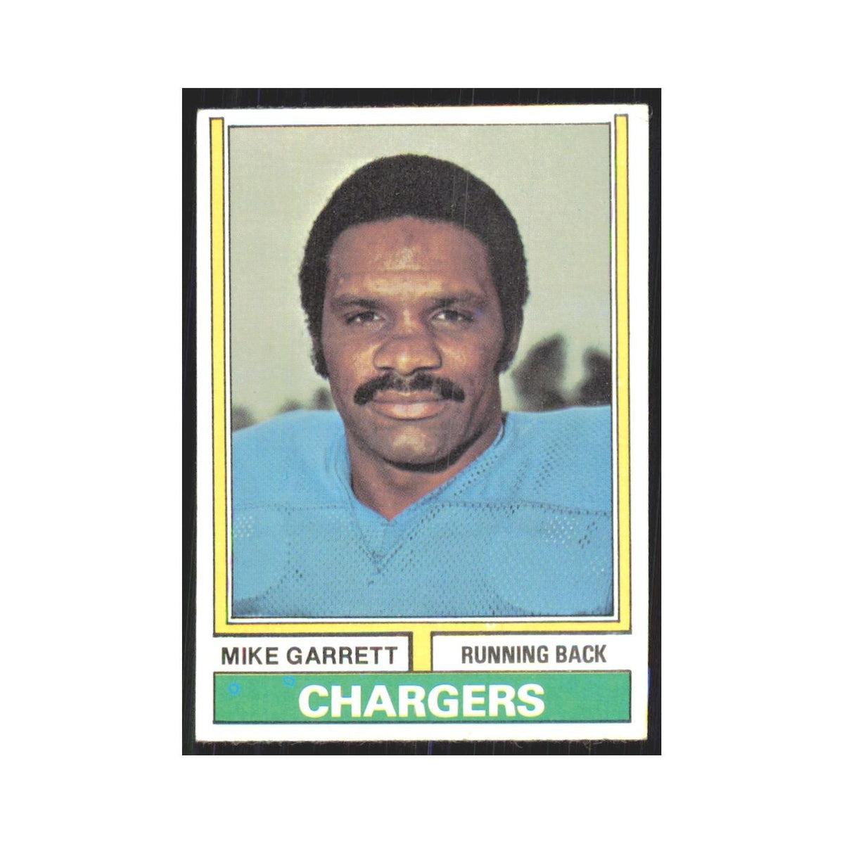 1974 Topps Mike Garrett San Diego Chargers #437.0