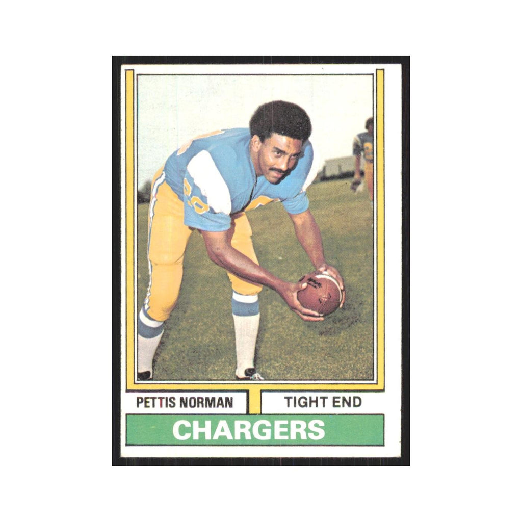 1974 Topps Pettis Norman San Diego Chargers #307.0