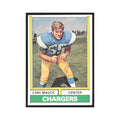 1974 Topps Carl Mauck San Diego Chargers #477.0