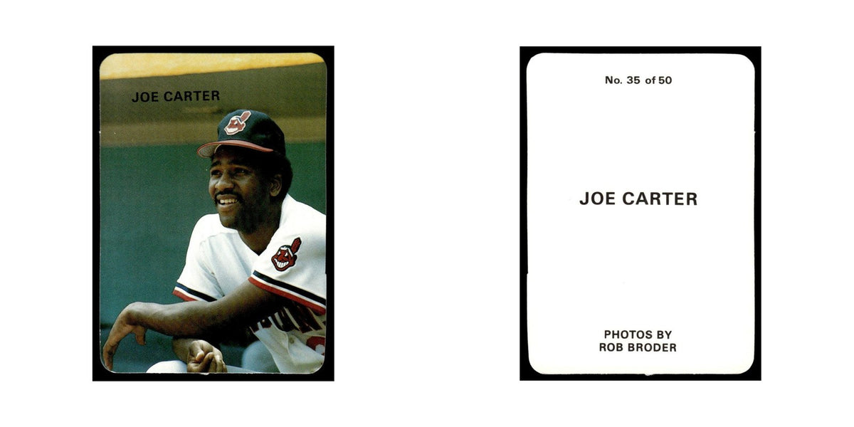 Joe Carter 1986 Rob Broder #35 Baseball Card NM